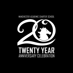 MACS Twenty Year Anniversary Logo - Black & White