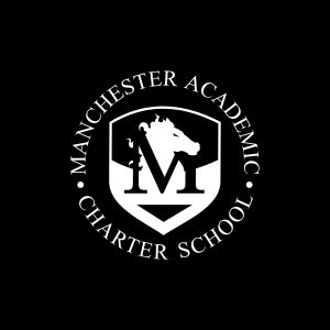 Manchester Academic Charter School (MACS) Crest - Black & White
