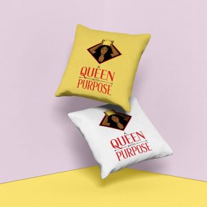 A Queen With Purpose Pillow Mock-up