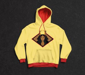 A Queen With Purpose Hoody Mock-up