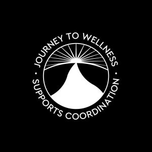 Journey to Wellness Logo - Black & White