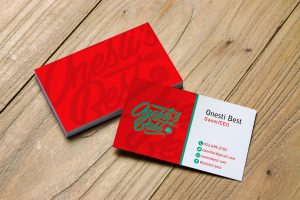 Onesti's Best Business Card Mock-up