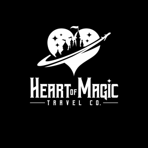 Heart Of Magic Travel Co Black & White LOGO