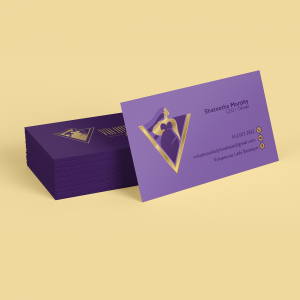 Voluptuous Lady Business Card Mockup