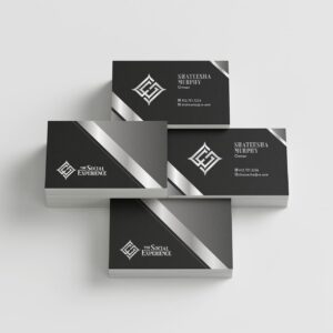 The Social Experience Business Card Mockup